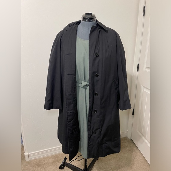 London Fog Trench Coat, with 100% Alpaca - Picture 2 of 11